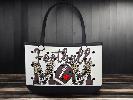 XL Football Mom Tote Bag