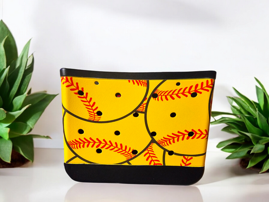 Small Softball Tote Bag