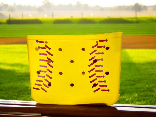 Small Softball Tote Bag