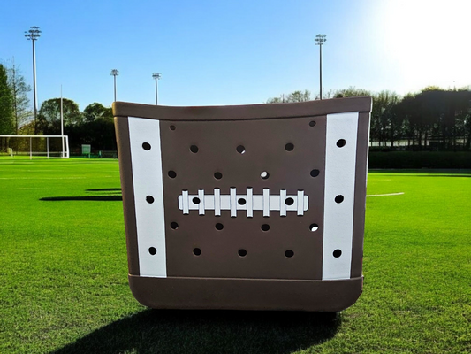 Medium Brown Football Tote Bag