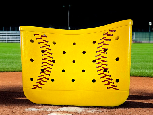 XL Softball Rubber Tote Bag